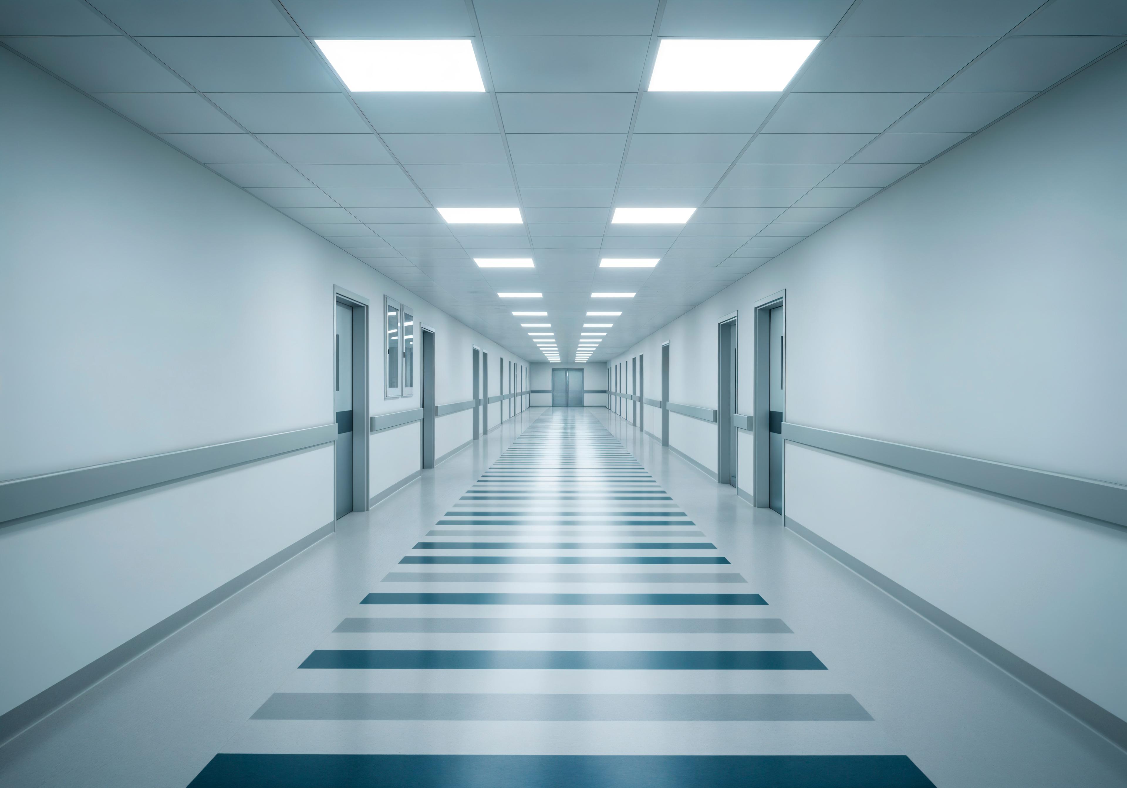 Hospital hallway background
