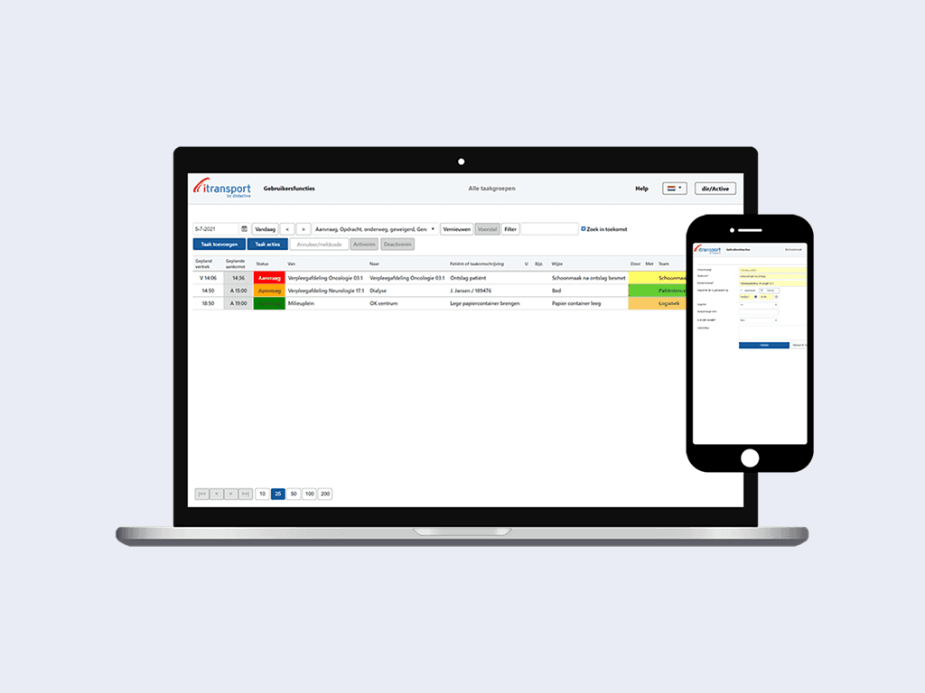 Optimize Patient Transport in Your Healthcare Facility interface
